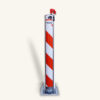 Rhino RT/R14 Round Bollard, Galvanised Finish / Height 670 or 850 mm - Image 2