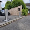 intellipost bollards in domestic driveway