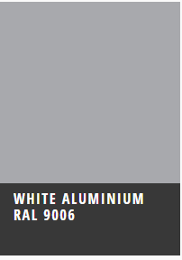 RAL 9006 white aluminium