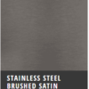 stainless steel brushed