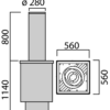 xpass b anti-terrorism bollard dims