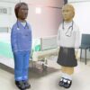 billy and belinder bollards in a hospital