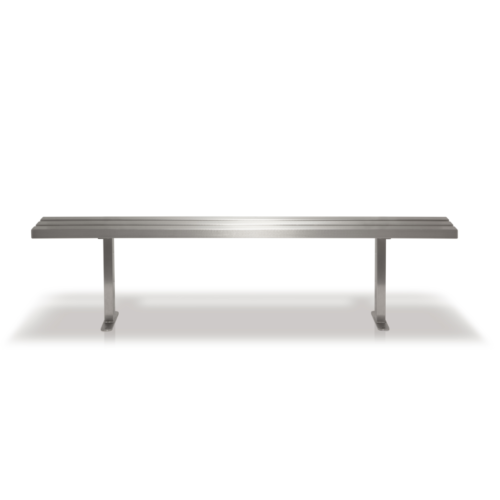 essentials stainless steel bench