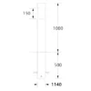 rhino rs150 stainless steel bollard spec