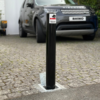 black telescopic bollard