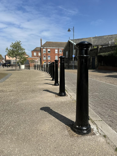 St George's Theatre after bollard installation