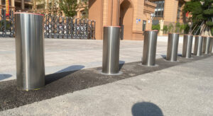 echo rise automatic battery bollard