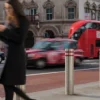 Bollards on busy London street