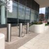 Bike holder bollards