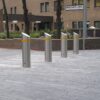 Slimline rising bollards
