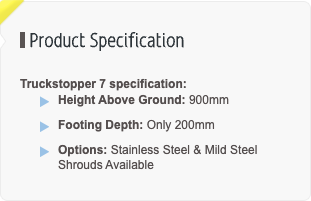 Truckstopper 7 specifications 